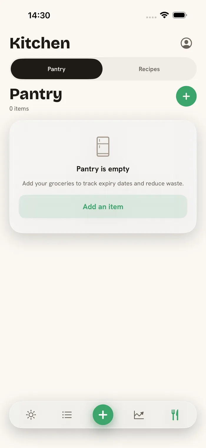 ark.fit — pantry, recipes and proposed meals in an encrypted household